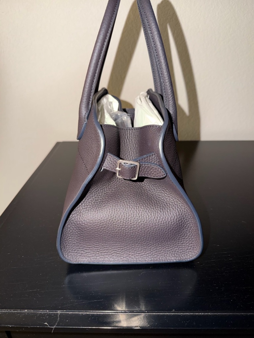 The Row Soft Margaux 10 Bag in Midnight 
(Brand New) - Picture 3 of 10